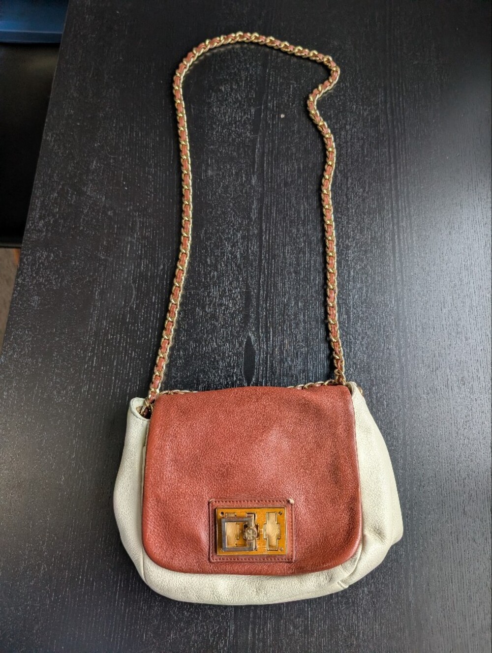 Tory Burch Turn-Lock 2-Way Chain Link Purse - Picture 3 of 12